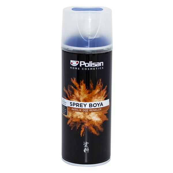 POLİSAN  SPREY BOYA AKRİLİK DÜZ RENKLER/MAVİ 400ML