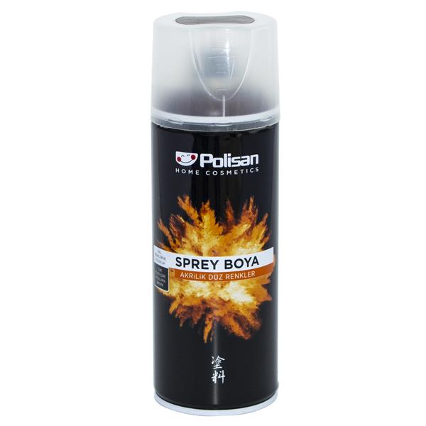 POLİSAN SPREY BOYA AKRİLİK DÜZ RENKLER/KAHVERENGİ 400ML