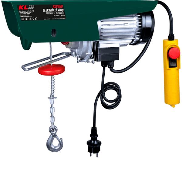 KL PRO 250/500KG ELEKTRİKLİ VİNÇ KLV250