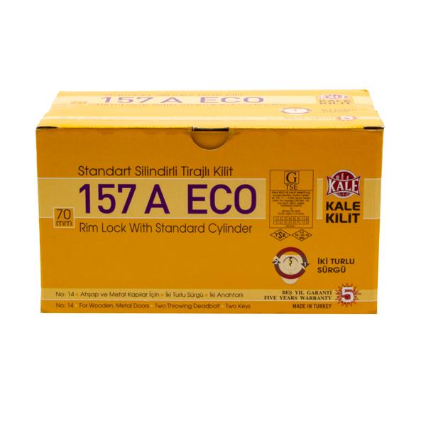 KALE KİLİT 157A ECO STANDART SİLİNDİRLİ TİRAJLI KİLİT 