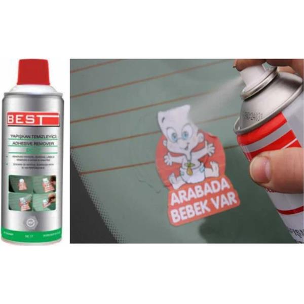 BEST Elite Sticker Folyo Yapışkan Temizleyici Sprey 400ml